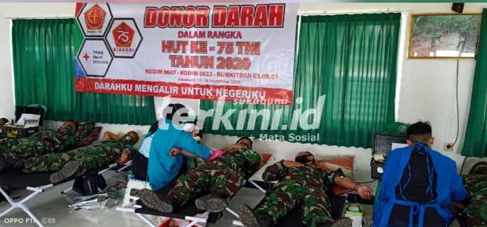HUT TNI Ke 75 Kodim 0622 Kabupaten Sukabumi Darahku Mengalir Untuk Negeriku HUT TNI