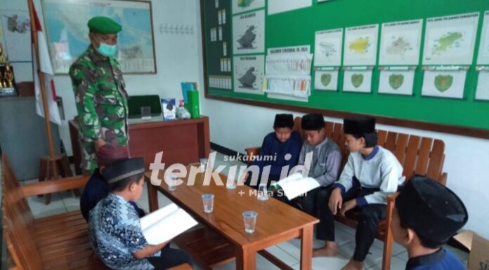 Koramil 2212 Tegalbuleud terus Fasilitasi Wifi Gratis Untuk Para Pelajar di Tengah Pandemi Tegalbuleud