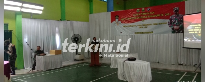 Pembukaan dan Penutupan Kegiatan Bakti TNI Kodim 0622 Sukabumi dengan Santunan Anak Yatim Piatu