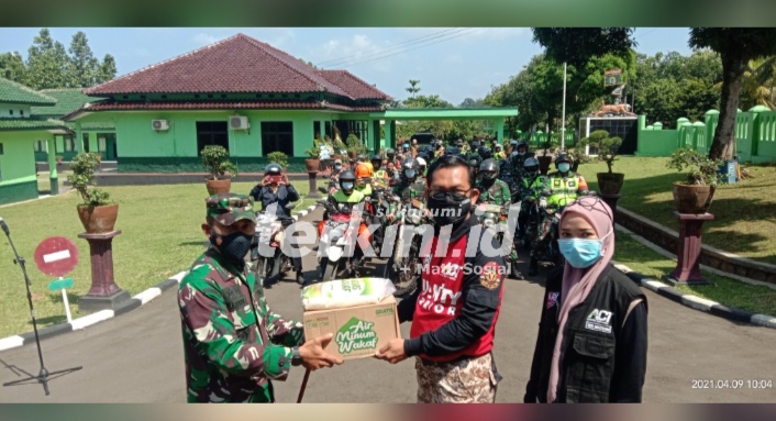 Sambut Ramadhan 1442 H Kodim 0622 Sukabumi Bersama ACT Bikin Senyum Bahagia Warga Masyarakat