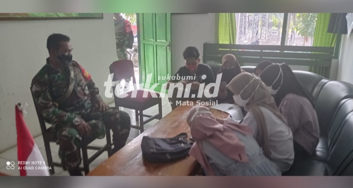 Koramil 2213 Laksanakan Pendamingan Daring dan Menghadiri Rapat Penanganan Covid-19 di RS Jampangkulon