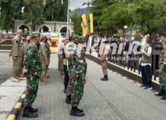 Koramil 2202  Beserta Satgas Covid-19 Kecamatan Palabuhanratu