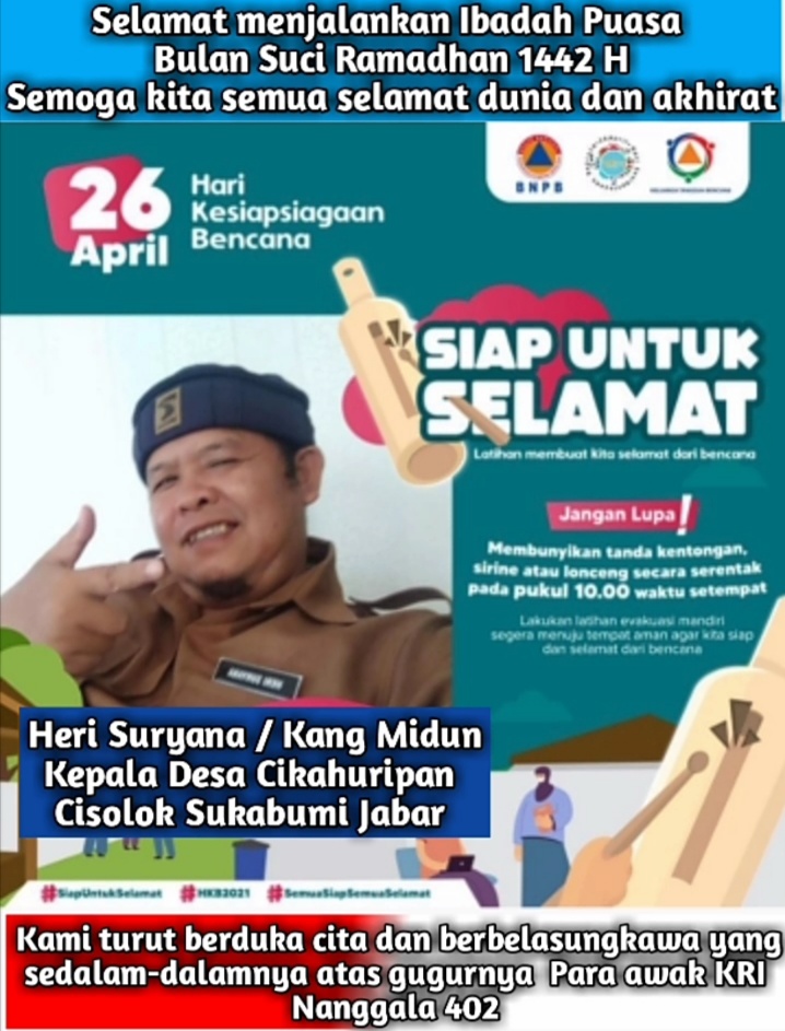 Jaro Heri Suryana Alias Kang Midun: Kita Tingkatkan Kesadaran Kesiapsiagaan Bencana