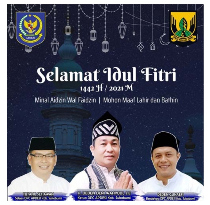 Ketua Apdesi Kabupten Sukabumi: Taqobalallohu Mina Waminkum Syiamana Wasiamakum, Taqobal Ya Kareem