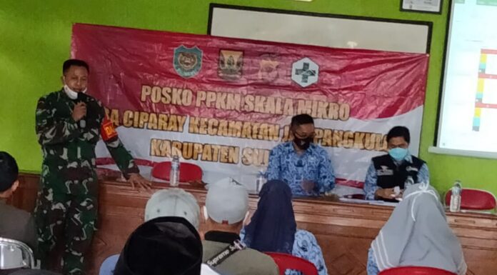 Koramil Jampangkulon: Terus Jalankan Protokol Kesehatan Covid-19 Agar Cepat Terbebas Pandemi vaksinasi