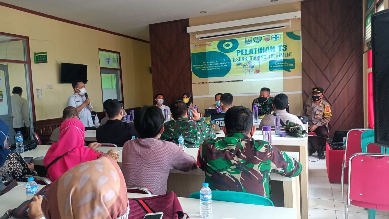 Puskesmas Jampangkulon Tingkatkan 3T Sebagai Garda Terdepan Dalam Upaya Pemutusan Mata Rantai Covid-19