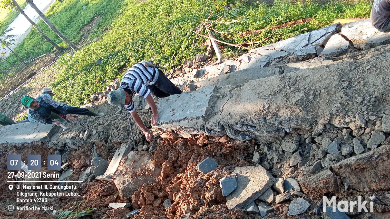 Baru Dibangun TPT Ambruk, Suhendi: Kami Menduga Proyek TPT Ini Dikerjakan Secara Asal-Asalan