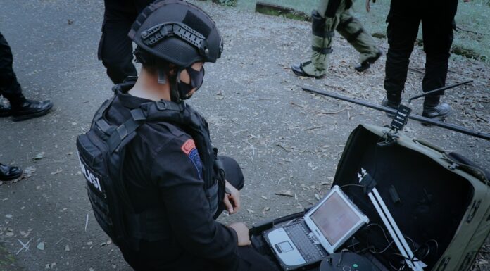 Simulasi Teror Bom di PLTU Palabuhanratu Oleh Polres Sukabumi teror bom