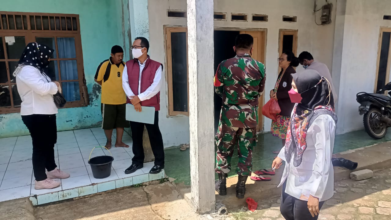 Koramil 0622-13/Jampangkulon Monitor Vaksin di Wilayah Teritorialnya