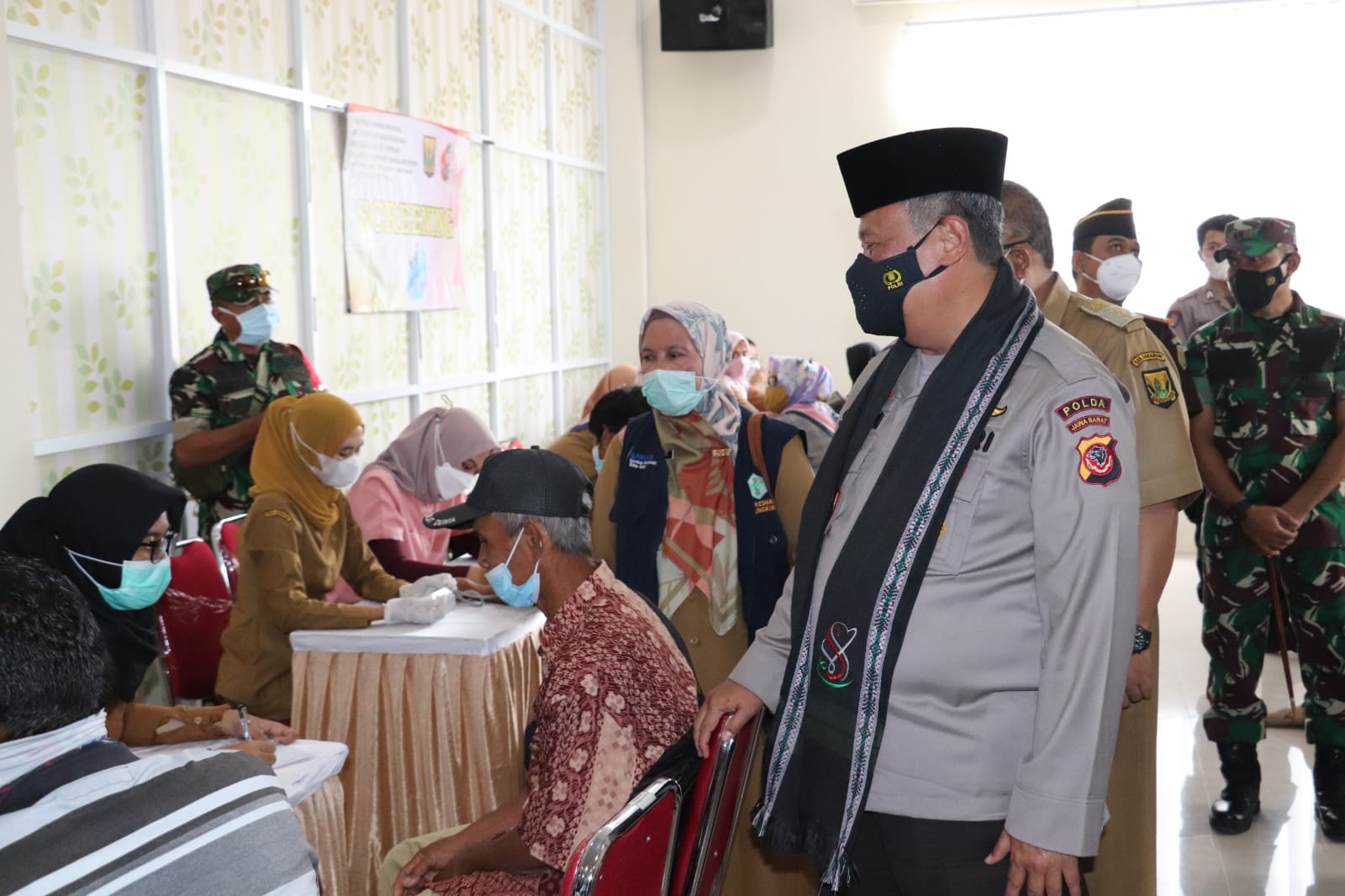 Kapolda Jabar Kunker ke Sukabumi Dorong Pencapaian Target Vaksinasi