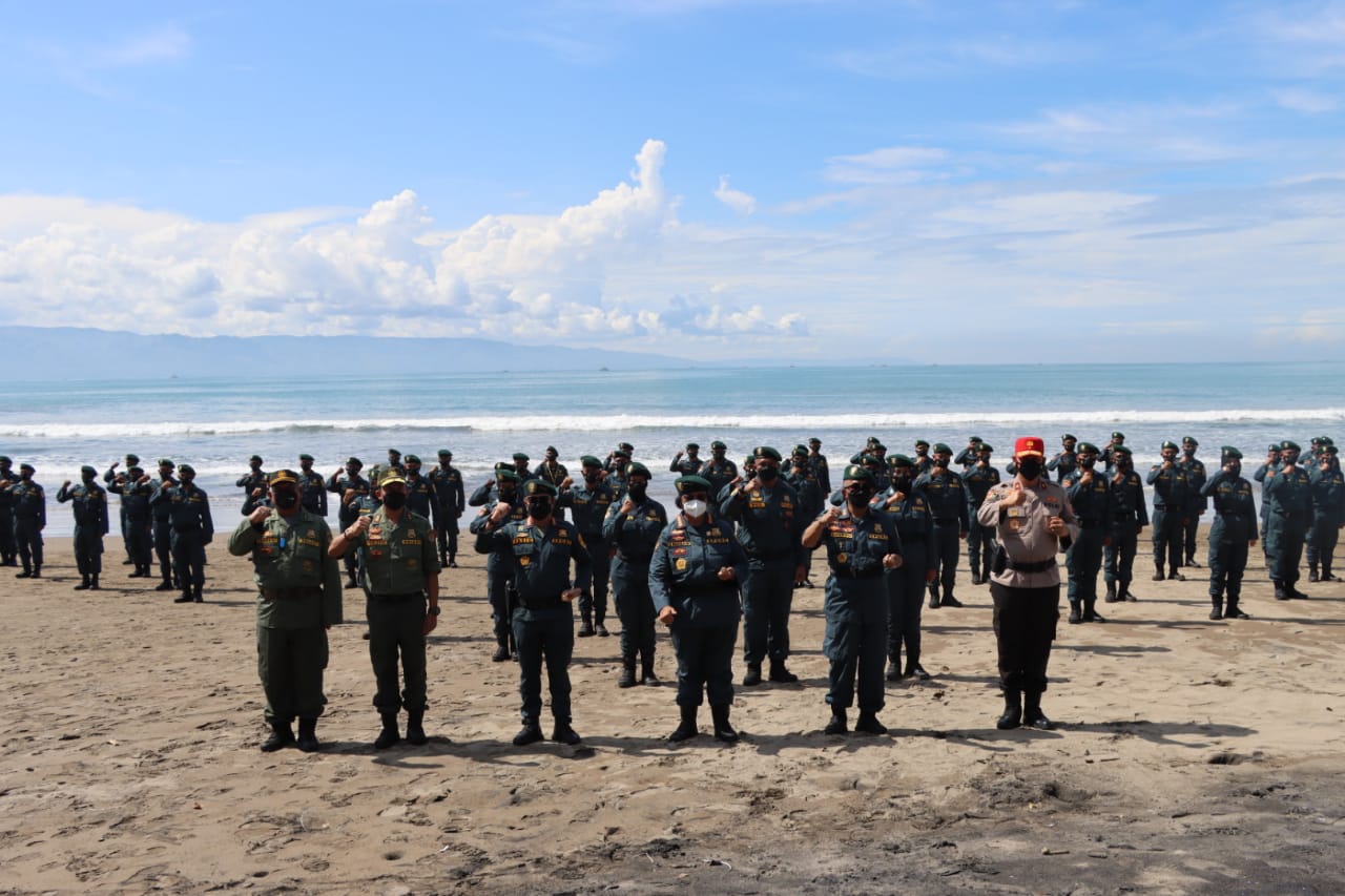 Kapolres Sukabumi Hadiri Upacara Penutupan Latihan Berganda SPORC Yang Dihadiri Kementri LHK RI dan Lemdiklat Polri