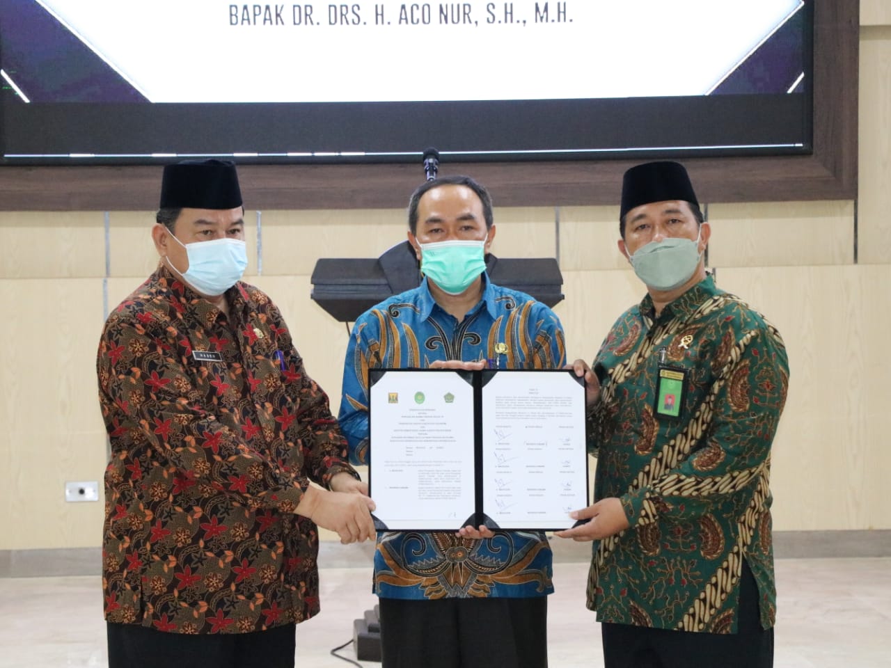 Nota Kasepahaman Pengadilan Agama dan Pemda Serta Kementerian Agama RI dan Kantor Pos di Wilayah Kabupaten Sukabumi