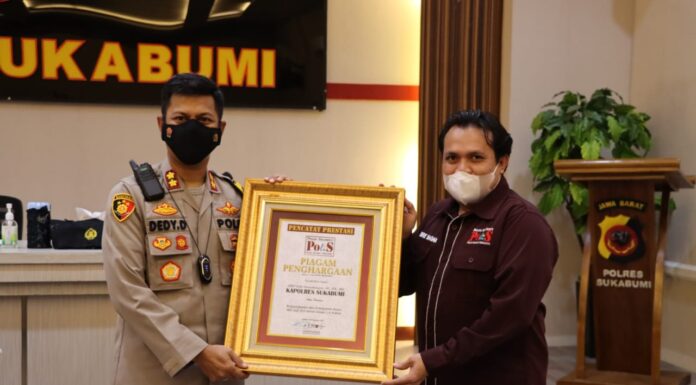 Polres Sukabumi Raih Penghargaan Dari Gernas Polsana Dan Polisi Selebriti polres