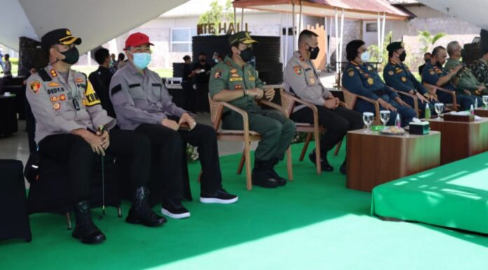 Kapolres Sukabumi Hadiri Upacara Penutupan Latihan Berganda SPORC Yang Dihadiri Kementri LHK RI dan Lemdiklat Polri kapolres sukabumi
