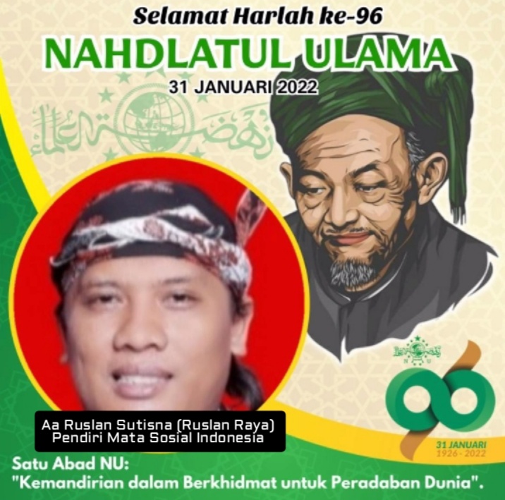 Harlah NU Ke 96 Pererat Silaturahmi dan Persaudaraan Untuk NKRI, Yuk Peduli Yuk Berbagi
