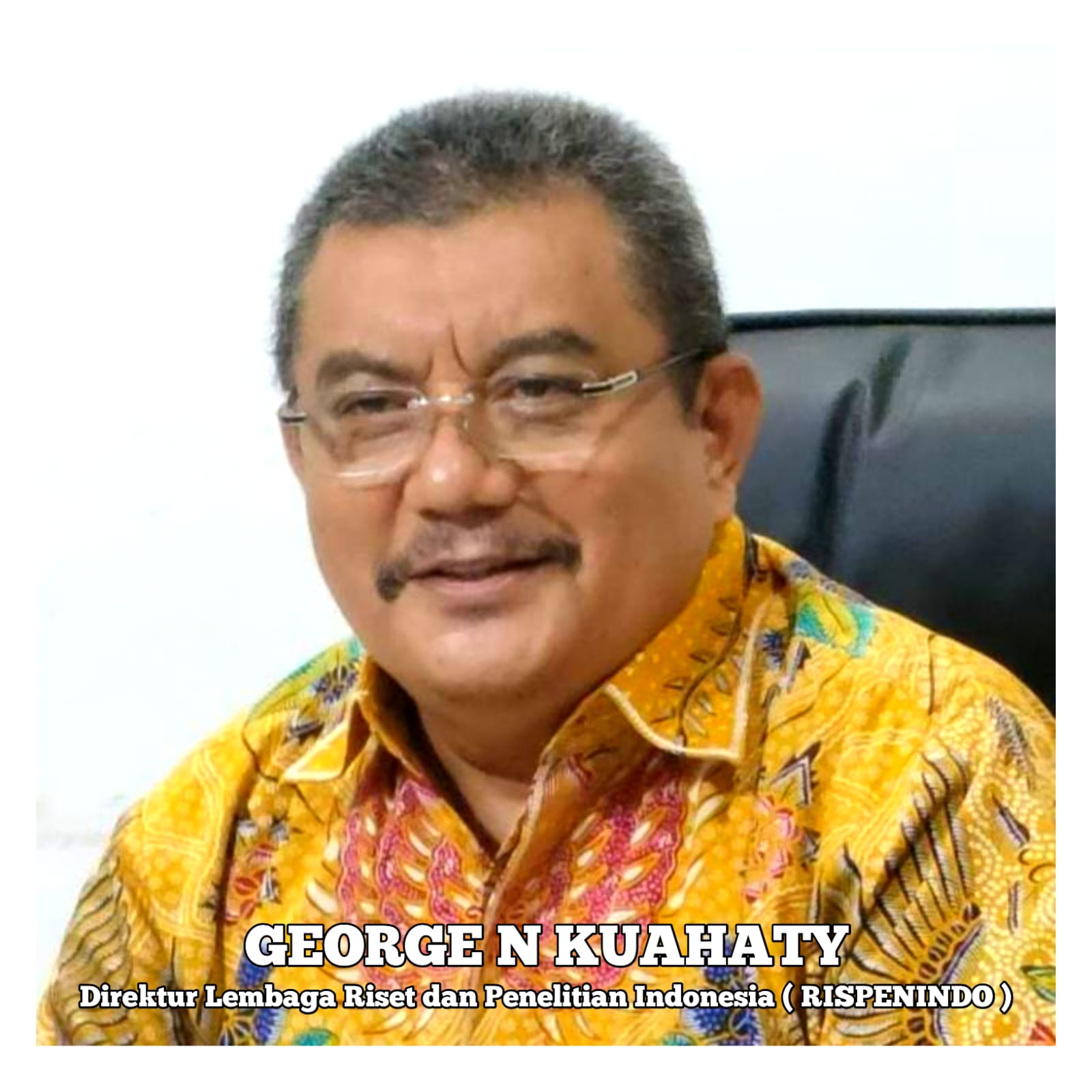 Ini Kata George N Kuahaty Direktur Lembaga Riset dan Penelitian Indonesia Terkait Isu Pilpres Diundur