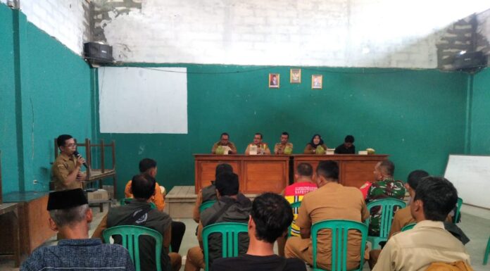 Dinas PU Kabupaten Sukabumi Bidang PSDA Gelar Sosialisasi Prakerja Pembangunan Daerah Irigasi Citarik Babeh Asjap