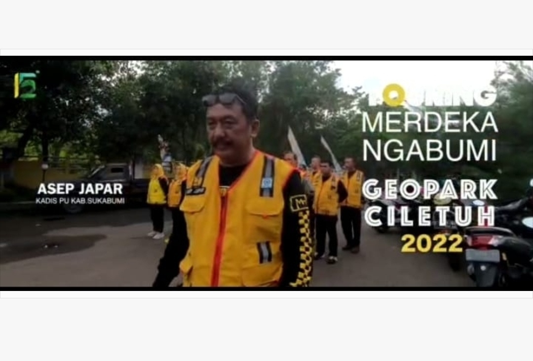 Babeh Asjap Dampingi Bupati Sukabumi Touring Ngabumi dan Peresmian Curug Sodong