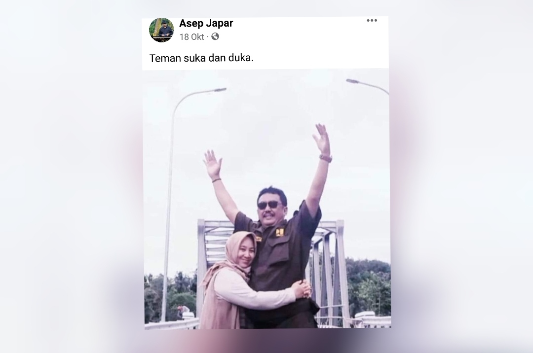 Asep Japar Unggah Foto Mesra Bersama Istri, Netizen Sebut Keluarga Samawa Hingga Dukungan 2024