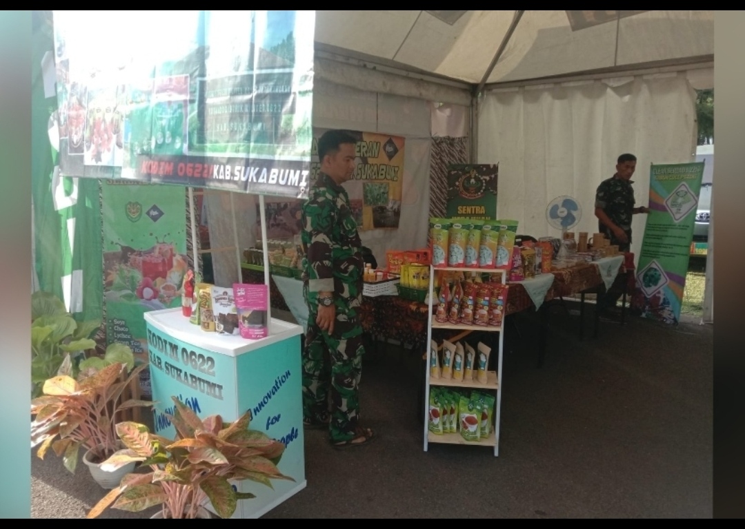 Pamerkan UMKM Kodim 0622/Sukabumi, Kpt Arm Witono Ikuti Workshop UMKM TNI AD Terpusat di Jakarta Timur