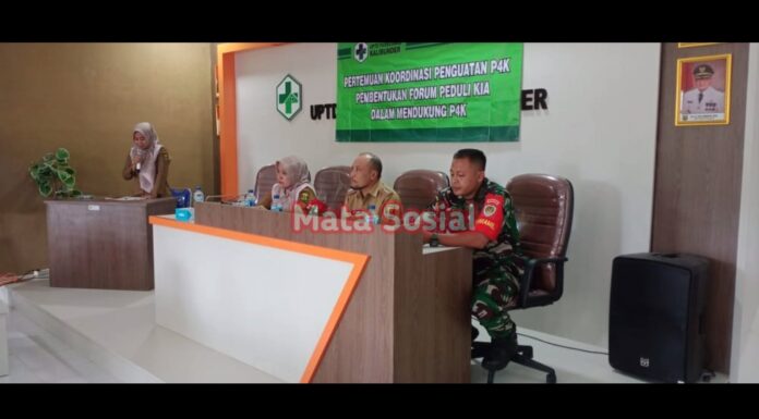 Kpt Arm Witono Hadiri Pertemuan Penguatan P4K dan KIA di Puskesmas Kalibunder Kpt Arm Witono