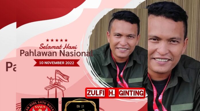 Peringatan Hari Pahlawan Nasional 2022 Zulfi H. Ginting