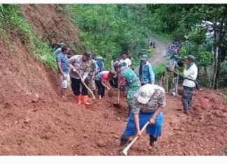 karena intensitas hujan yang terus menerus