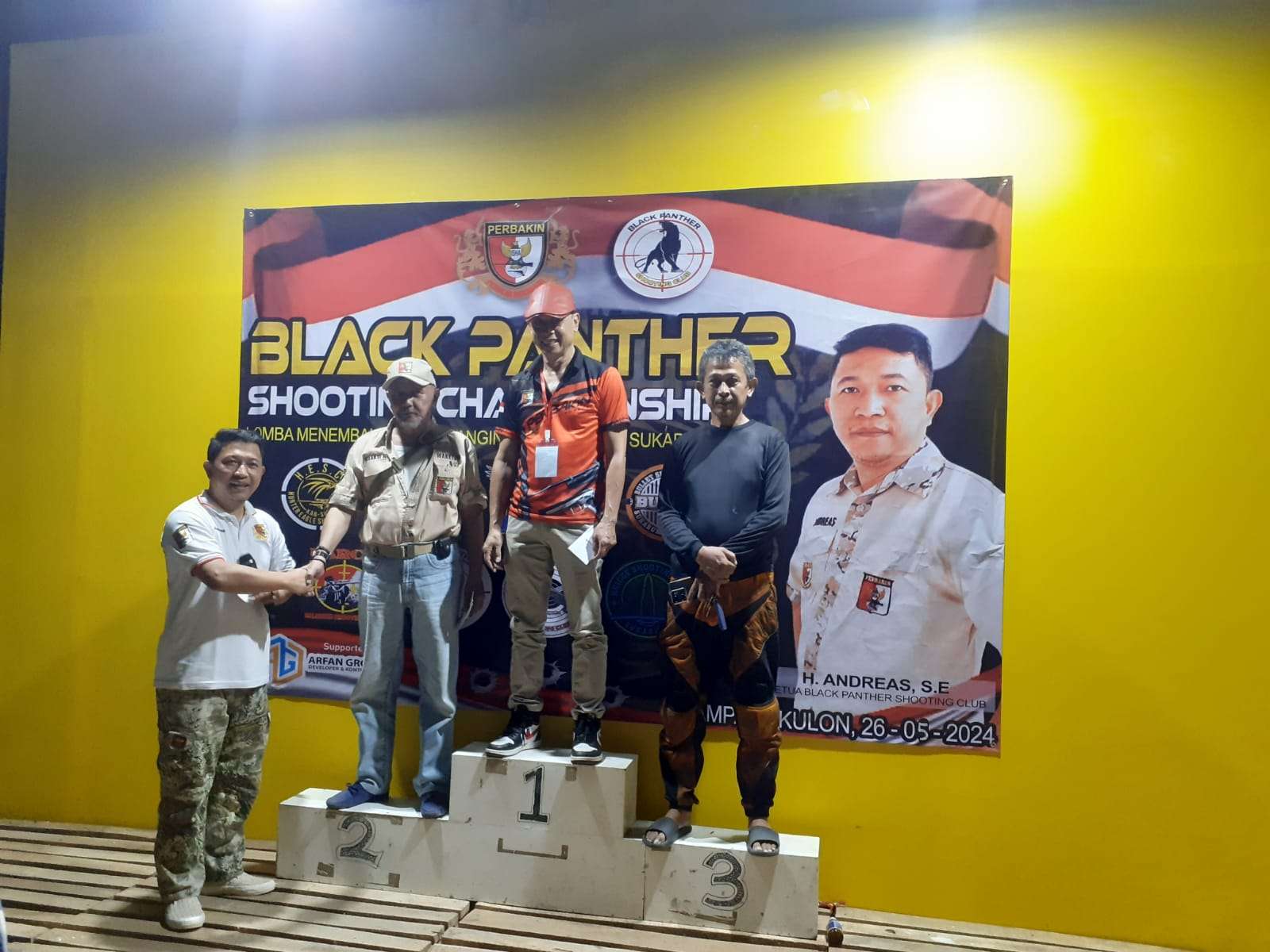 Ketua Black Panther Shooting Club, H Andreas Apresiasi Perbaikan Jalan oleh Warga Cidahu