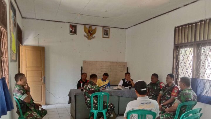 Kapten Arm Witono Giat Koordinasi Tentang Ketahanan Pangan di BPP Kecamatan Cibitung